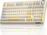 Solakaka Ki99pro 3Mode RGB Mechanical Keyboard, Orange-White V1300-KI99PRO-ORANGE-WHITE