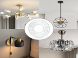 6 Pack Light Fixture Mounting Brackets, Ceiling Light Mounting Plate, Wall Light Mount Blocks with V1366-AZ2-W-15705