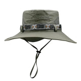 Mens Summer Bucket Hat UV Protection Wide Brim V1142-OBA000245