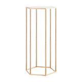 Wedding Flower Stand, 10PCS 60cm Column Flower Stand, Floral Stands with Acrylic Laminate, Hexagonal V952-HLHJLFT10J60YUXKY001V0