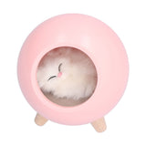 USB Atmosphere Lamp Children Girls Bedroom Bedside Cartoon LED Sleeping Night Light Warm LightPink V1294-YM0901-3119210127412