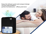 Electric Dehumidifiers for Home 37 OZ Capacity Quiet Dehumidifier for Room with Auto Shut Off 7 V1294-YM0901-H47899BEU