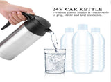 Portable 750ml 24V Travel Car Truck Kettle Water Heater Bottle for Tea Coffee Drinking V1294-YM0727-JY05860