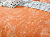 Charming Autumn Warm oranage 3 Pc Comforter & Pillow Cover Set V745-MAB010697AJ3