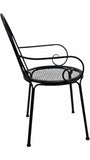 Set 2 Outdoor Vintage Chair w Arms 88cm V637-E030308