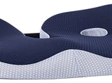 Seating Cushion Soft Comfortable Breathable Buckle Curved Chair Cushion for Office Working Dark Blue V1294-YM0703-3117230047612