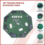 48" Folding Poker & Blackjack Table V63-816953