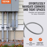 12.7 mm Flexible Electrical Conduit, 30.5 m, PVC Liquid-Tight Conduit Non-Metallic with 5 Straight V952-PVCYMDQDG1004Q1FJV0