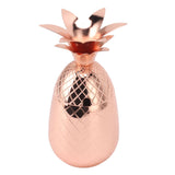 Cocktail Shaker Pineapple Shape Stainless Steel Polished Smooth Surface 500ml for Home Bar Rose Gold V1294-YM0703-3118230139911