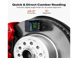 Wheel Alignment Tool, 2 PCS Carbon Steel Heavy Duty Toe & Camber Alignment Plates with Digital Angle V952-CLDWJJBXG0DSJO9UF001V9