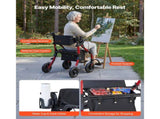 2-in-1 Rollator Walker & Transport Chair for Seniors, Foldable Rolling Walker Wheelchair, V952-EHYZXQHSLHJ1ZK7KY001V0