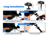 LED Snowflake Projection Owl Light, Dual Lens Dynamic Snowfall Effect for Indoor Christmas Decor and V1341-ZY-7LP4K8AM-BLACK
