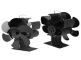 Stove Fan 6 Blades Greater Air Volume Low Noise Operation Wear Resistance Fireplace Fan Black L V1294-YM3117220218112-0421