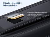 Premium Leather Car Seat Gap Filler Organizer , Clever Gifts for Car SUV Truck V1107-800-15724-BEG-2PCS
