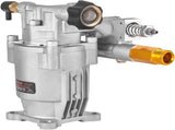 Pressure Washer Pump, 19 mm Shaft Horizontal, 3400 PSI, 2.5GPM, Replacement Power Washer Pumps Kit, V952-HZXPBHZ34INCHU81SV0