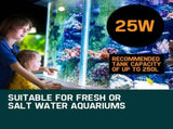 PROTEGE Aquarium External Canister Fish Tank Pump Pond Pressure Filter Garden 1250 L/H V219-AQUEFPPROA2M0