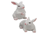 1 Pair Bunny Rabbit Ornaments Decorations Resin Art Craft Animal Model Sculpture Statue Figurine for V1294-YM0512-3111220285911