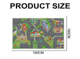 Babies Carpet Play Mat Suitable For Playing With Cars And Toys - Play, Learn And Have Fun securely V1263-JX-2298