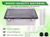 Outdoor WiFi Enclosure Weatherproof Locking Box Waterproof Switch Router 8.7x6.7x4.3inch V1370-AZ4-11634