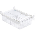 Fridge Drawer Box Transparent Multi Grids Pull Out Refrigerator Organizer for Fruit Vegetable Egg V1294-YM0901-3117240114911