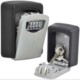 Outdoor Security Key Wall Mounted Key Box With 4 Digit Code, 5 Keys Security Storage Key Holder V1188-MS-227-0091