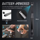 Brillar Aluminium Long Torch - Black V915-BR0034-BK