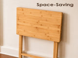Foldable Bamboo Laptop Table, Bed Tray & Snack Table Portable & Space-Saving V1181-HO0160-NEW