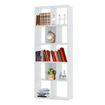 12 Cube Storage Organizer Wood Bookcase Cabinet Bookshelf Storage Wall Shelf Organizer Display Stand V485-SKUH54669-WH