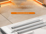 Home Closed Room Dust Cleaning Essentials Bundle - Pink floral pattern Waterproof Apron, White Long V888-ELOSUNG53594