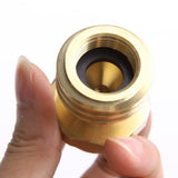 Solid Brass Steak Saver Propane Tank Adapter 1lb to 20lb Grill Bottle Converter Smile Home V1189-LWWAL-20260327-04438