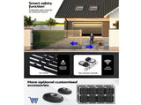 LockMaster Automatic Sliding Gate Opener Kit 6M 1800KG GO-SGO-DSR1800-AC-RAILX3