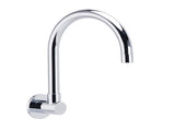 Chrome Round Gooseneck Arm Faucet Water Outlet Wall Mounted Swivel Bathtub Spout V1233-SP912CR