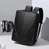 Men Gaming Backpack - Double-Layer Hard Shell - Black PRL-5009922060DBT