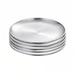 SOGA 30cm Premium Silver Grilling Plate Durable Heat Resistant Perfect for BBQs and Outdoor Cooking VICPLATE56