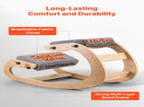 Ergonomic Kneeling Chair, Wooden Posture Knee Chair with Adjustable Thick Foam Cushions & Solid Wood V952-JYKGYHSBDLWKIM5W8001V0