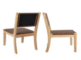 Levede Dining Chairs Accent Chair Lounge CH1100-2-BR