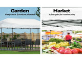 Instahut Gazebo Pop Up Marquee 3x6 Folding 500D Wedding Tent Base Pod White GAZEBO-T-3X6-F-WH-BASE