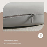 Black Memory Foam Seat Cushion - 45 x 36 x 7 cm Milk Silk Removable Cover, Portable Chair Pad for V888-ELOSUNG56048-1
