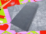 Grey Wool Felt Sheets for DIY Craft Making Lightweight and Durable V1369-AZ3-W-17439