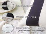 18" x 18" Throw with Inserts, Pack of 2 Outdoor Waterproof Striped Pillow, Square Decorative V1258-DP02-C-3211