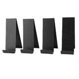 4PCS Brochure Holder Black Vertical Metal Carbon Steel Brochure Display Stand for Stores Trade Fairs V1294-YM0901-3117250041511