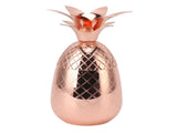 Cocktail Shaker Pineapple Shape Stainless Steel Polished Smooth Surface 500ml for Home Bar Rose Gold V1294-YM0703-3118230139911
