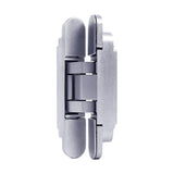 Hidden Door Hinges 180&deg Heavy Duty 3D Adjustable Silver 40kg V63-954941