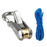 Rope Tightener & Guyline Tensioner - Heavy Duty Retractable Paracord with Alloy Carabiner V1366-AZ2-W-14242