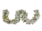 Christabelle Majestic Snow Prelit Christmas Garland - 274cm 112_OPMS274