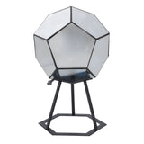 LED Dodecahedron Light USB Powered Music Sync Color Changing Colorful Ambient Lamp with Stand for V1294-YM0901-3119240061311
