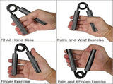 3pcs Wrist & Forearm Exercise Grips, Gym Strength Intensifier Kit V1263-JX-4056