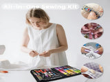 295PCS All-in-One Sewing Kit, Includes 50-Color Threads Upgraded Stainless Steel Scissors 40 V1232-FRXTZ-001