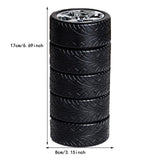 Insulated Tumbler Stainless Steel Car Tire Themed Mug Drinkware, Vacuum Dual Layer Kitchen Gadget, V1366-AZ2-W-21246