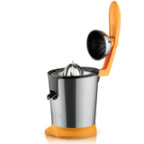 Electric Citrus Juicer with Stainless Steel Body and Dual-Color Press Arm Effortlessly Squeeze V1341-ZY-5L3VCSWE-BLACK